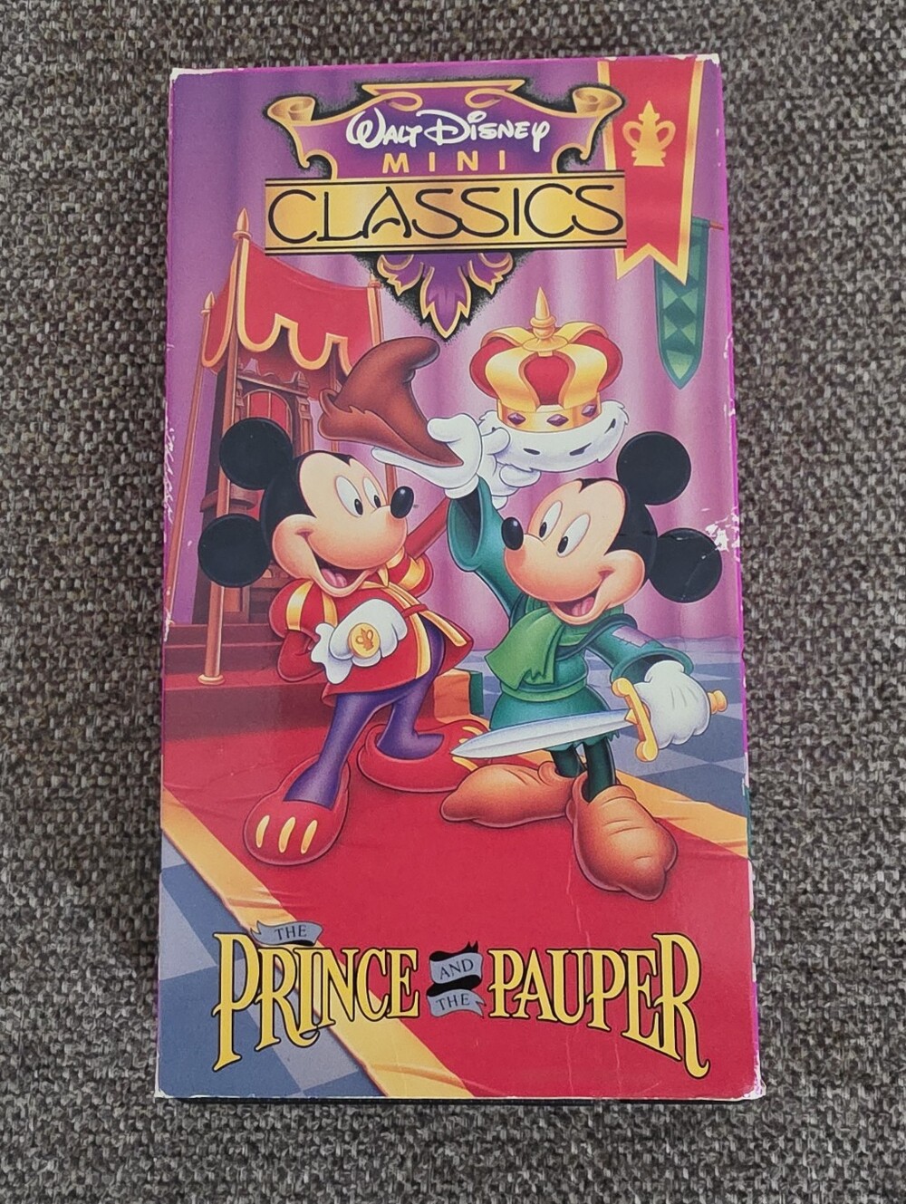 Walt Disney Mini Classics The Prince and the Pauper VHS 1991